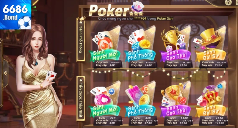 Cách chơi Poker – Game bài trí tuệ tại casino online 6686