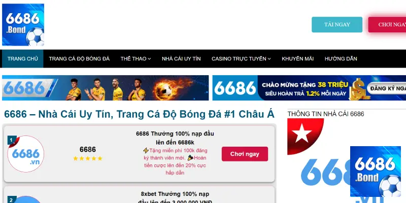 Vì sao nên cập nhật kèo tại 6686?